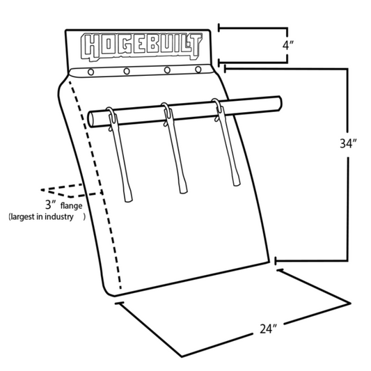 34" U-Bolt Quarter Fender Pair