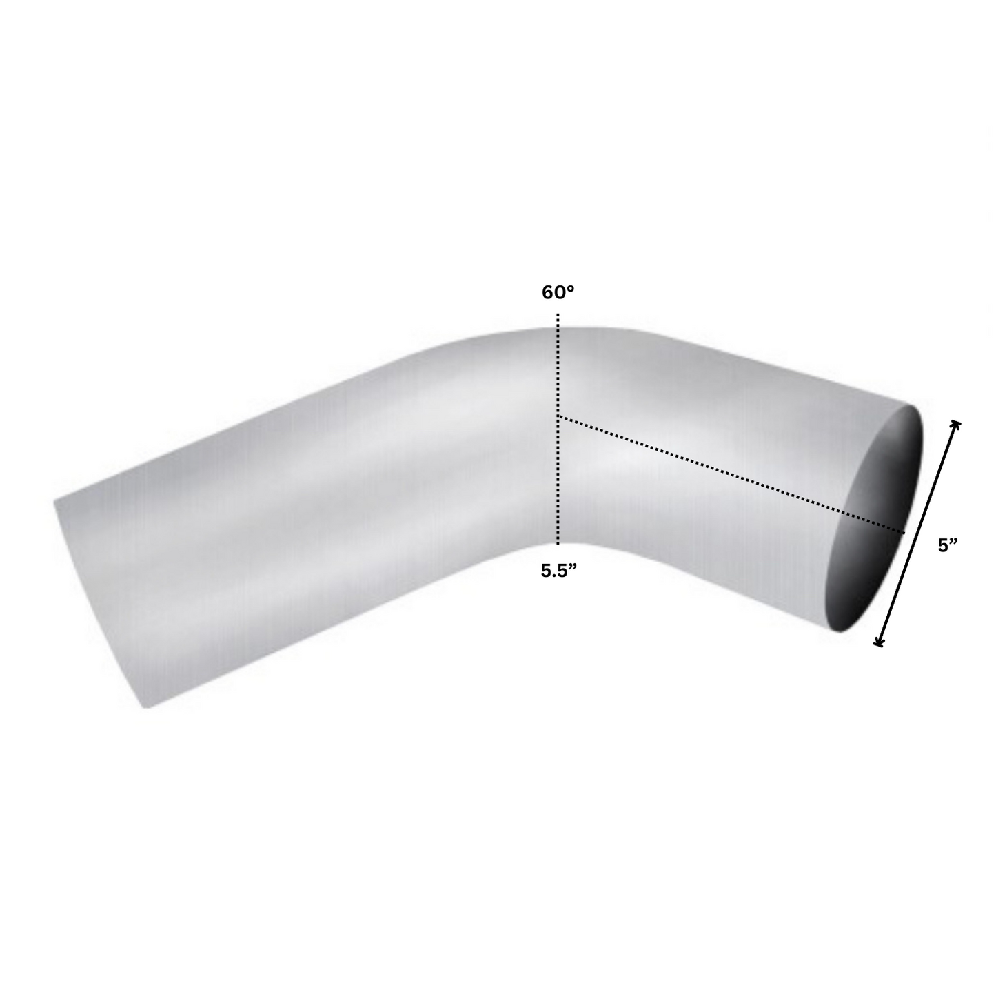 Premium Peterbilt 379 5” Elbow