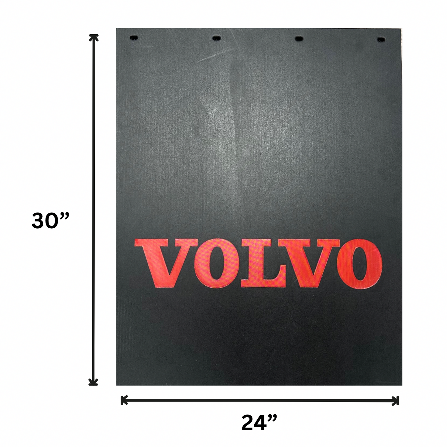 Mud Flap with Volvo Classic Style in Red