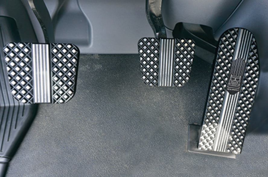 Kenworth Billet Flat Diamond Black Pedals