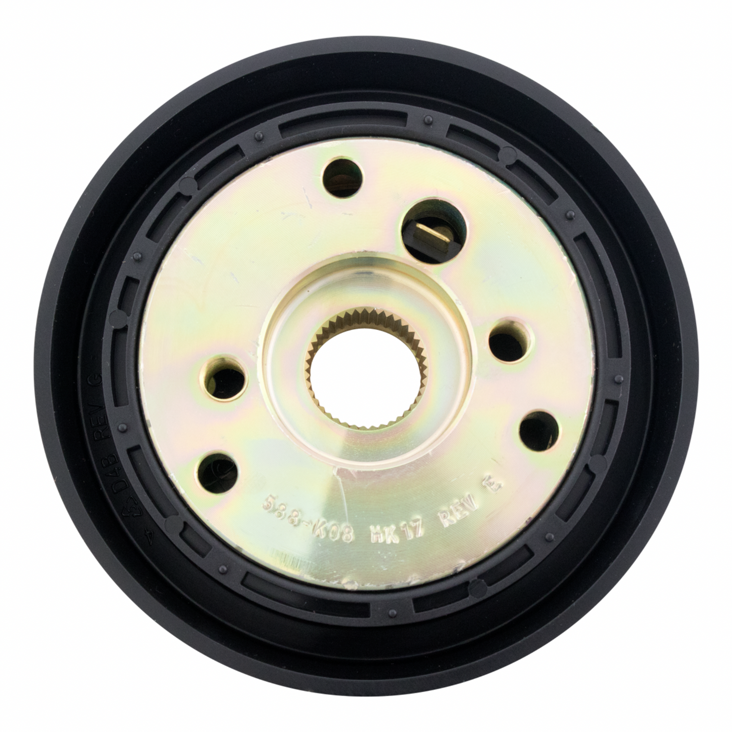 KW / Peterbilt Black Steering Wheel Installation Kit - 3 Bolt Pattern