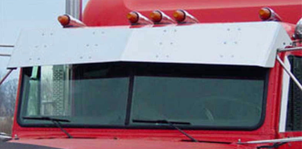 Freightliner Flat Top Bowtie Visor