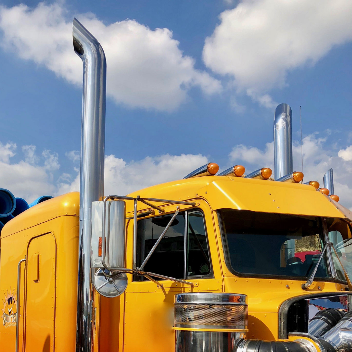 Premium Bull Hauler Style One Piece Exhaust Stack