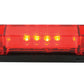 Wide Angle Surface Mount 6 LED Light in Red