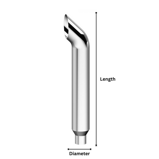 Premium Pig Ear Style One Piece Exhaust Stack