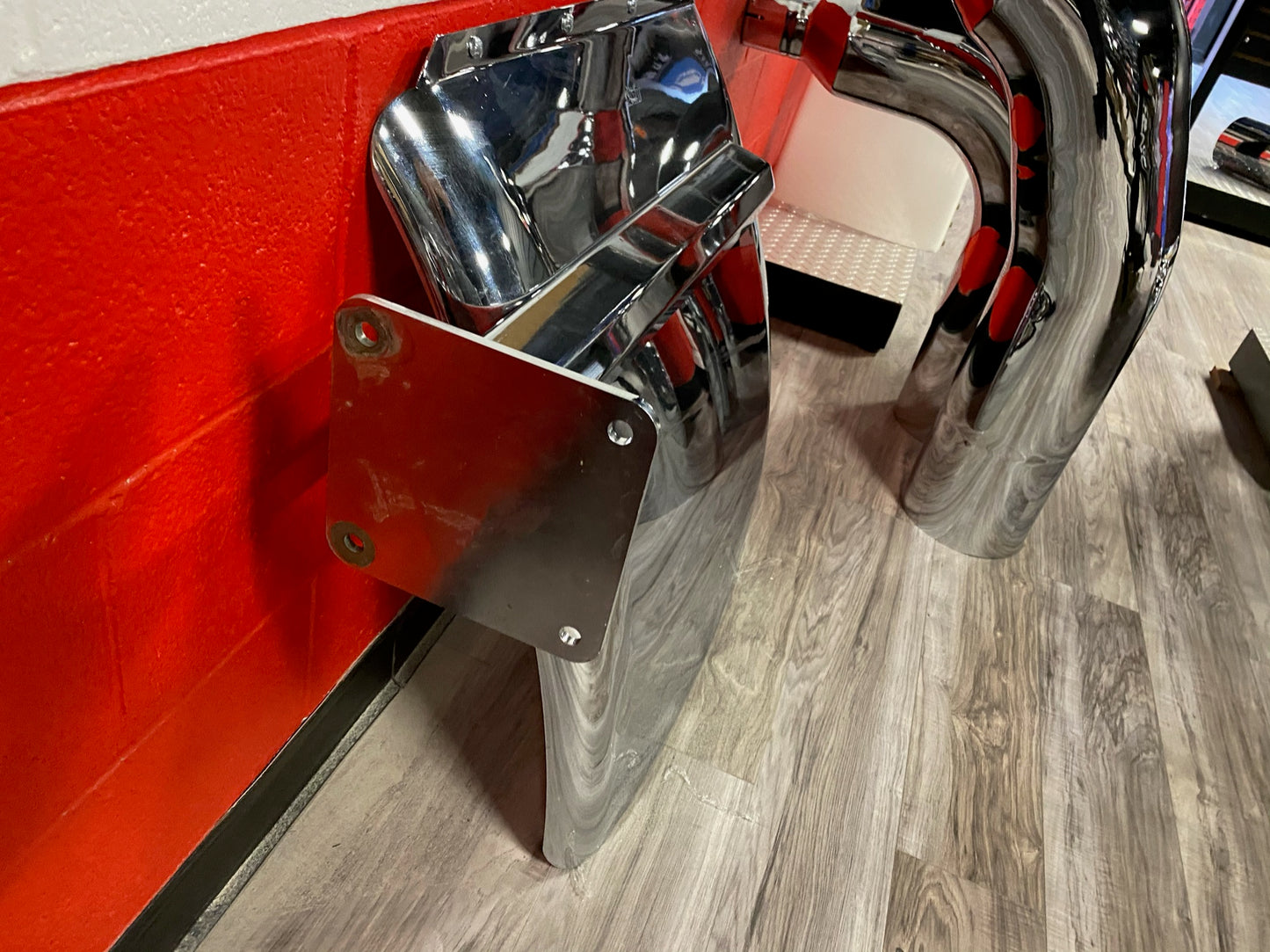 Classic Quarter Fenders Hung to Plate