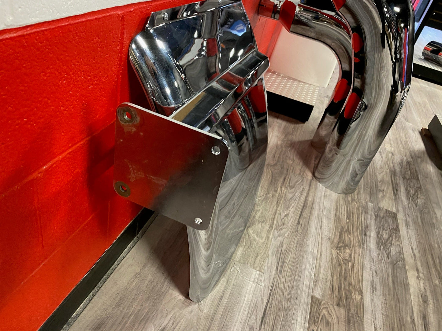 Large Quarter Fenders - Hung to Plate 34"