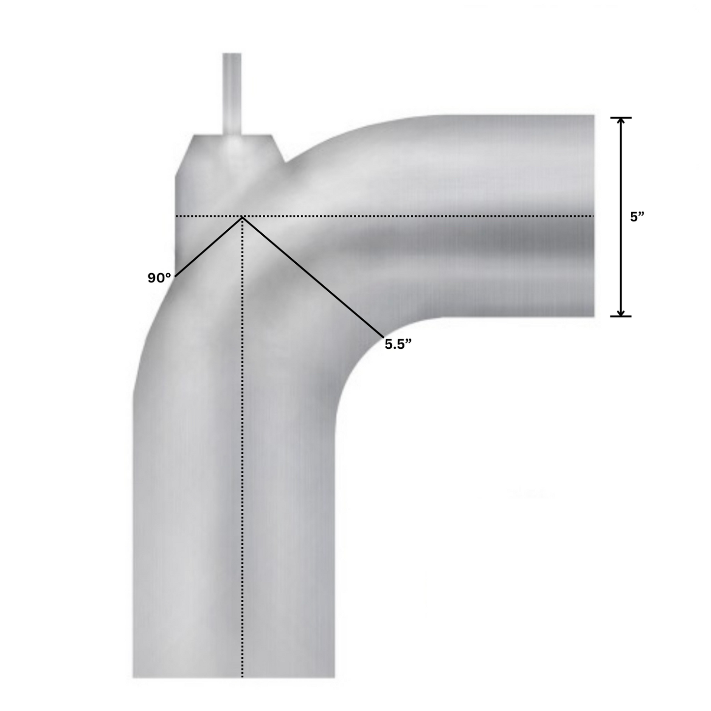 Premium Freightliner Century / Colombia 5” Elbow
