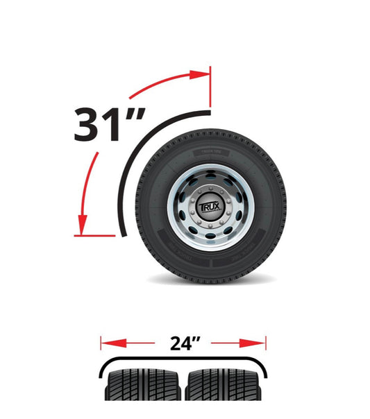 31" Quarter Fender Post Mount Kit with Triangle Mounts- 16ga
