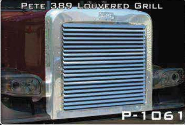 Peterbilt 389 Hood Grill 19 Louvers