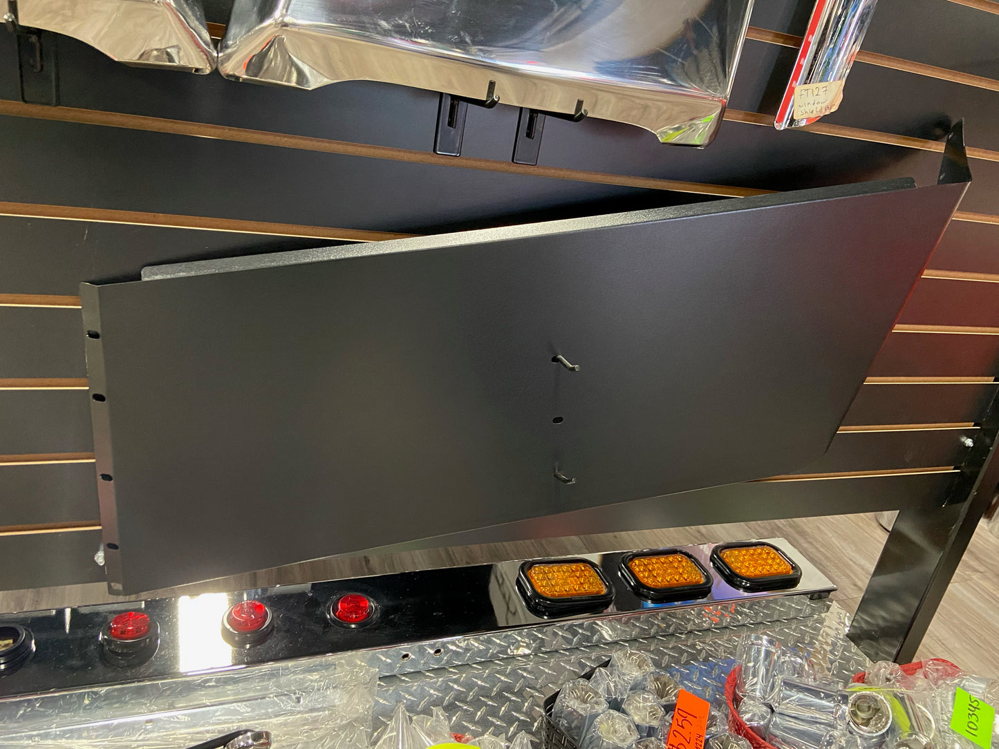 Peterbilt Visor 13" In Black