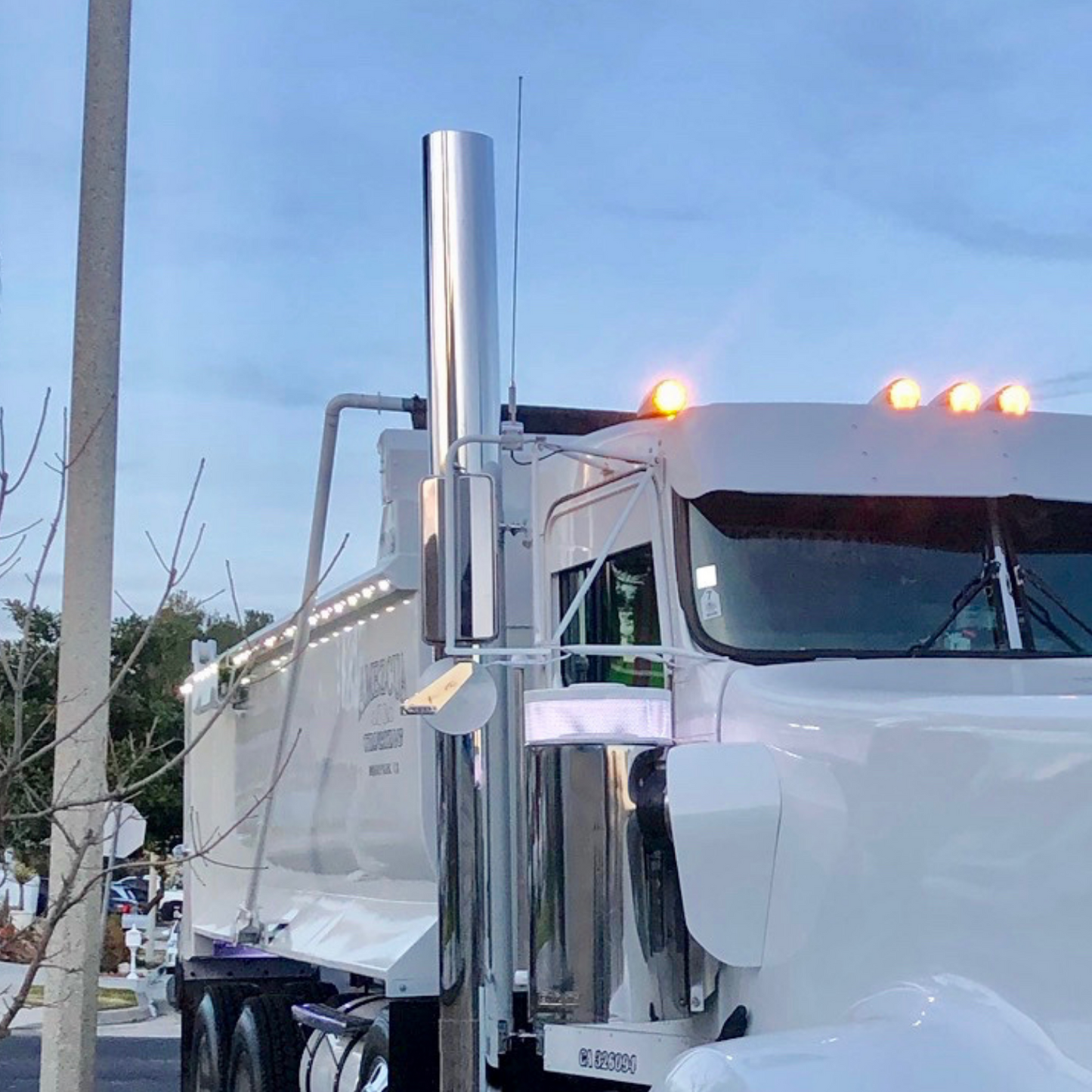 Flat Top Universal Exhaust Tip