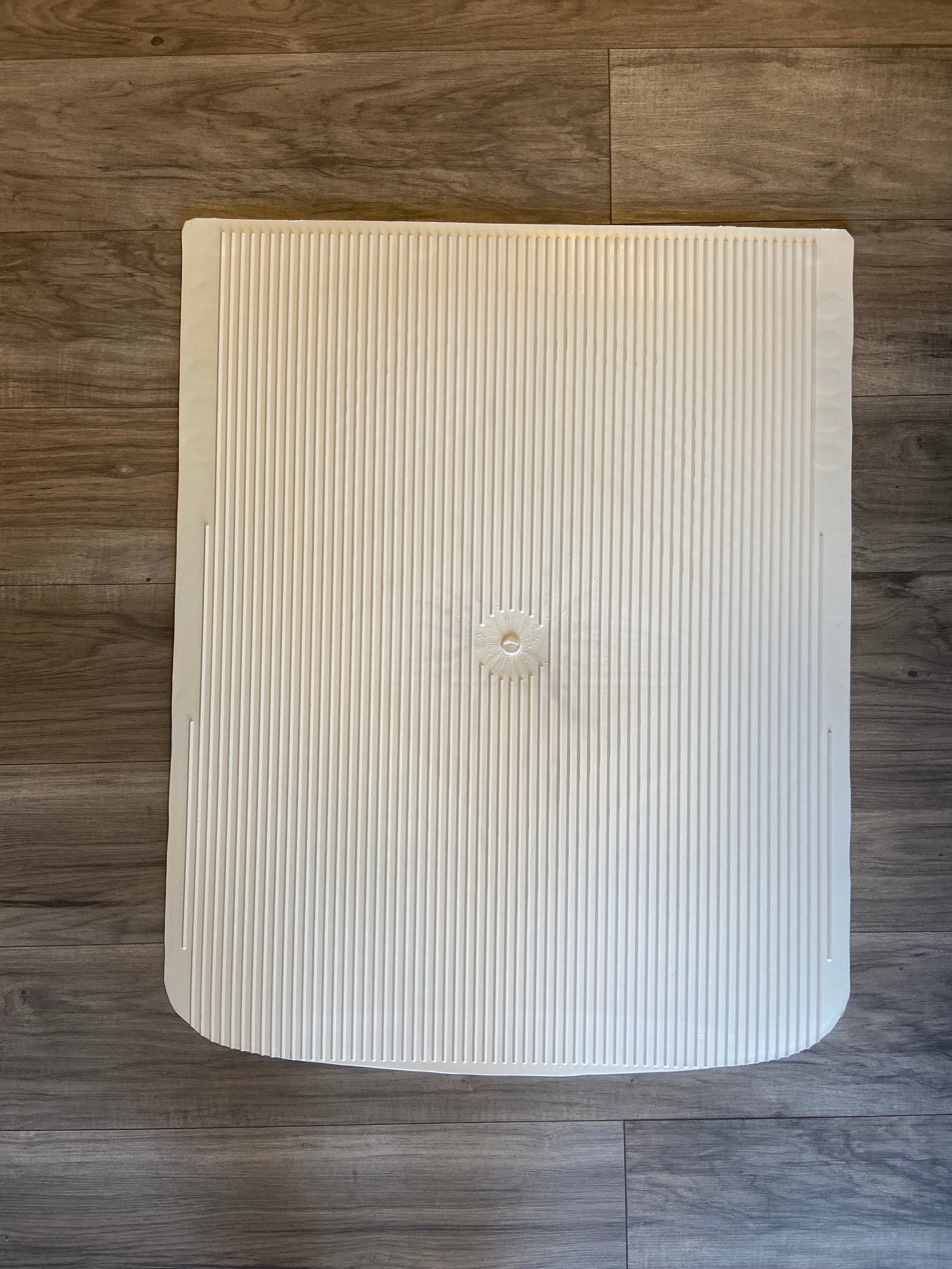 Textured Mud Flaps In White With International Logo SOLD IN PAIRS