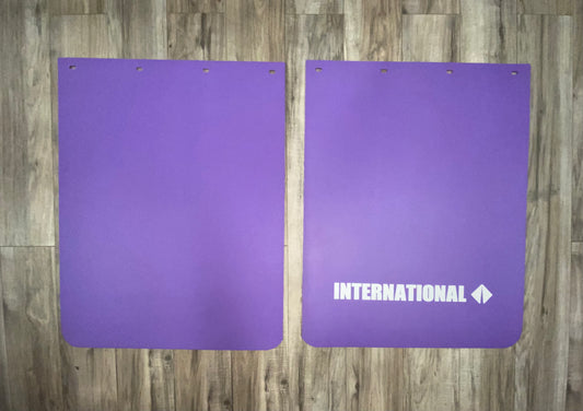 24x30” International Purple Mud Flap
