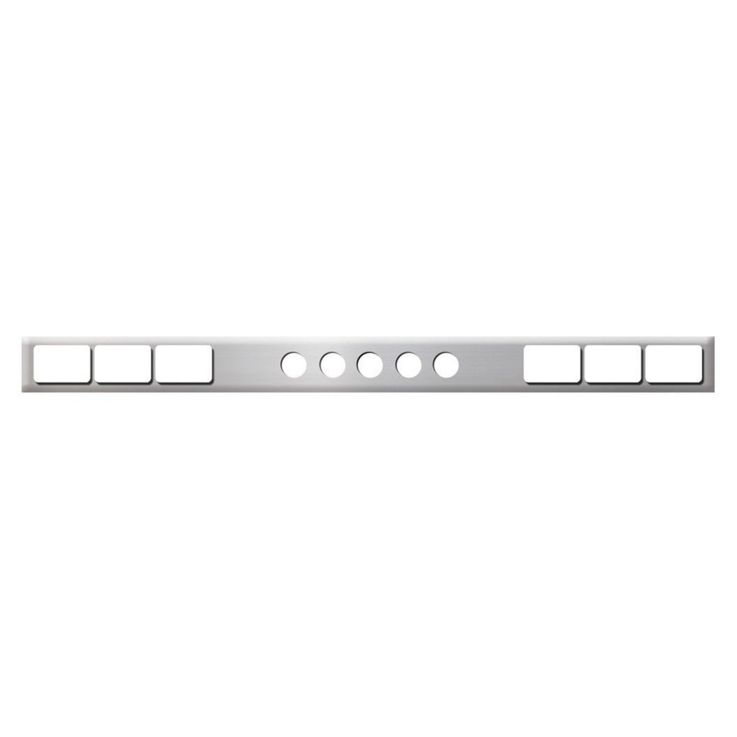 Rear Light Bar With Squared & Center Light Holes