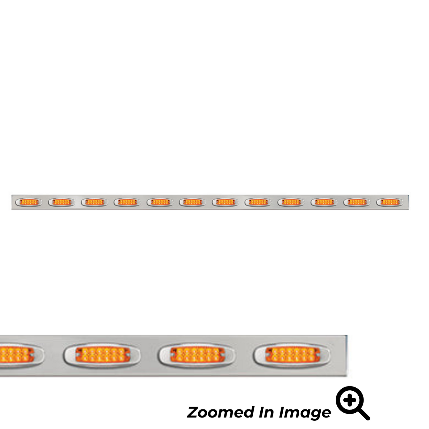 Front Bumper Light Bar In Stainless Steel