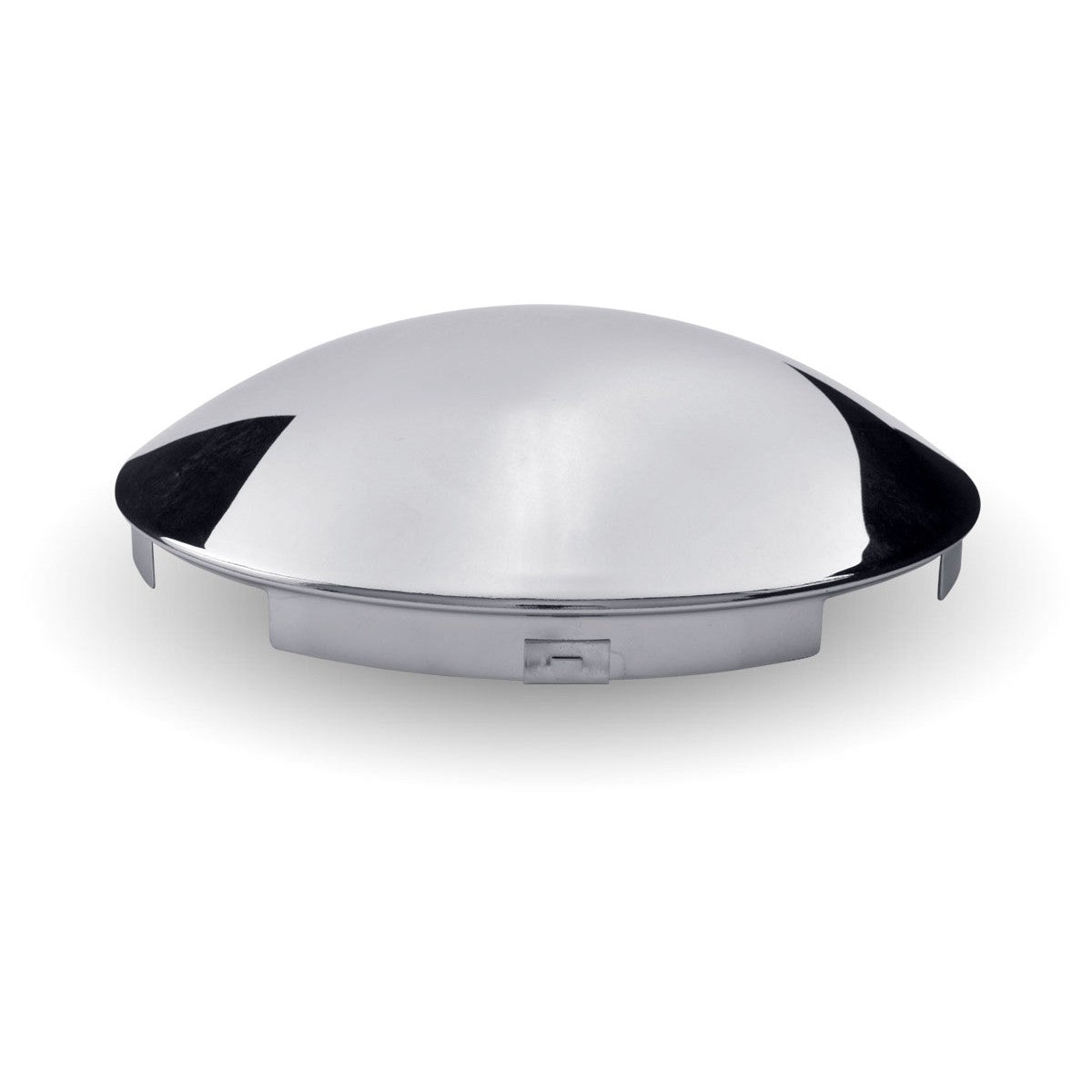 Chrome Metal Front Hubcap with 6 Universal Notches (Replaces 4)