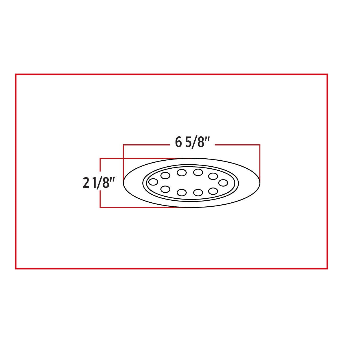 LED Light Amber Marker to Blue Auxiliary Generation 4 - 10 Diodes