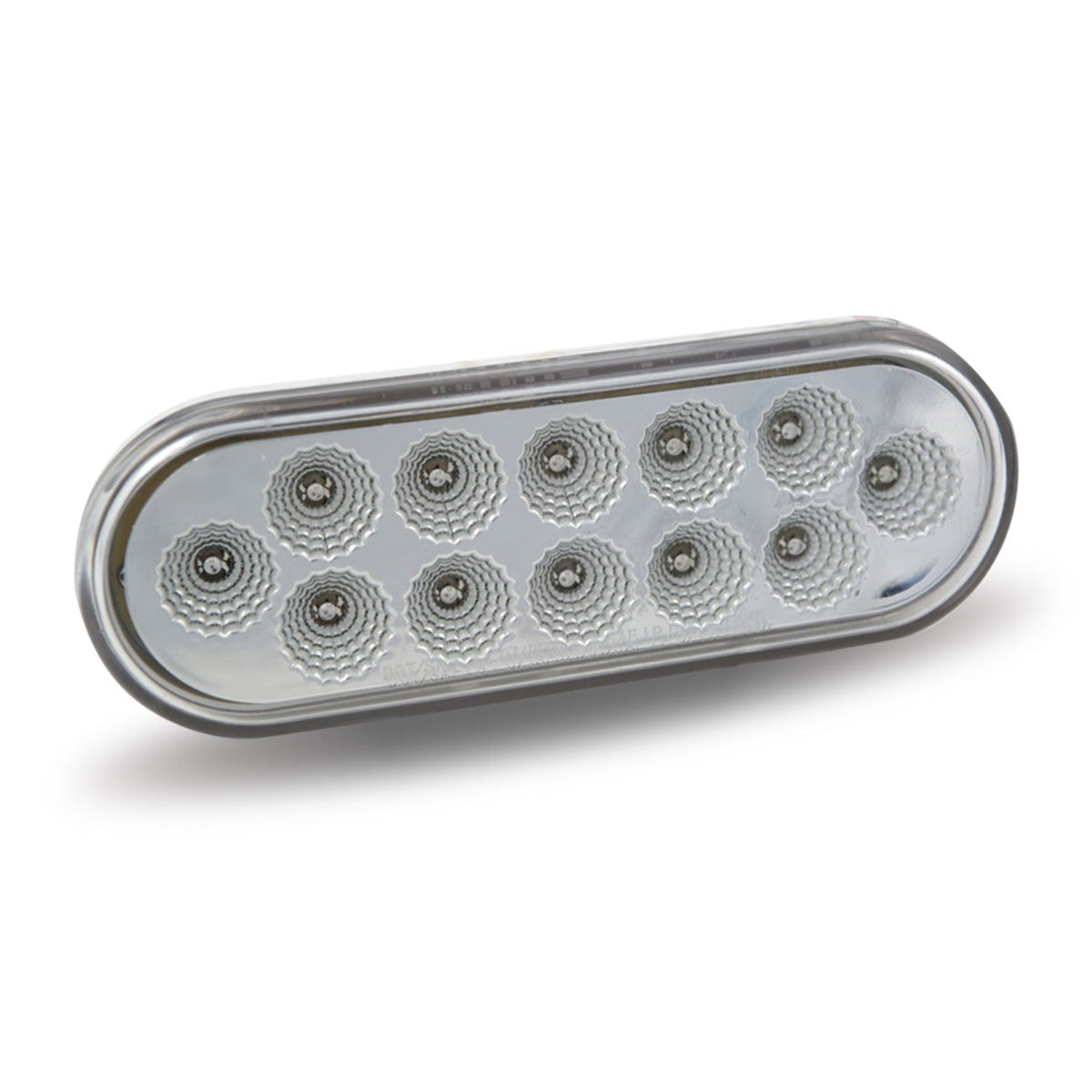 Oval LED Light Red Stop, Turn & Tail to White Back Up- 12 Diodes