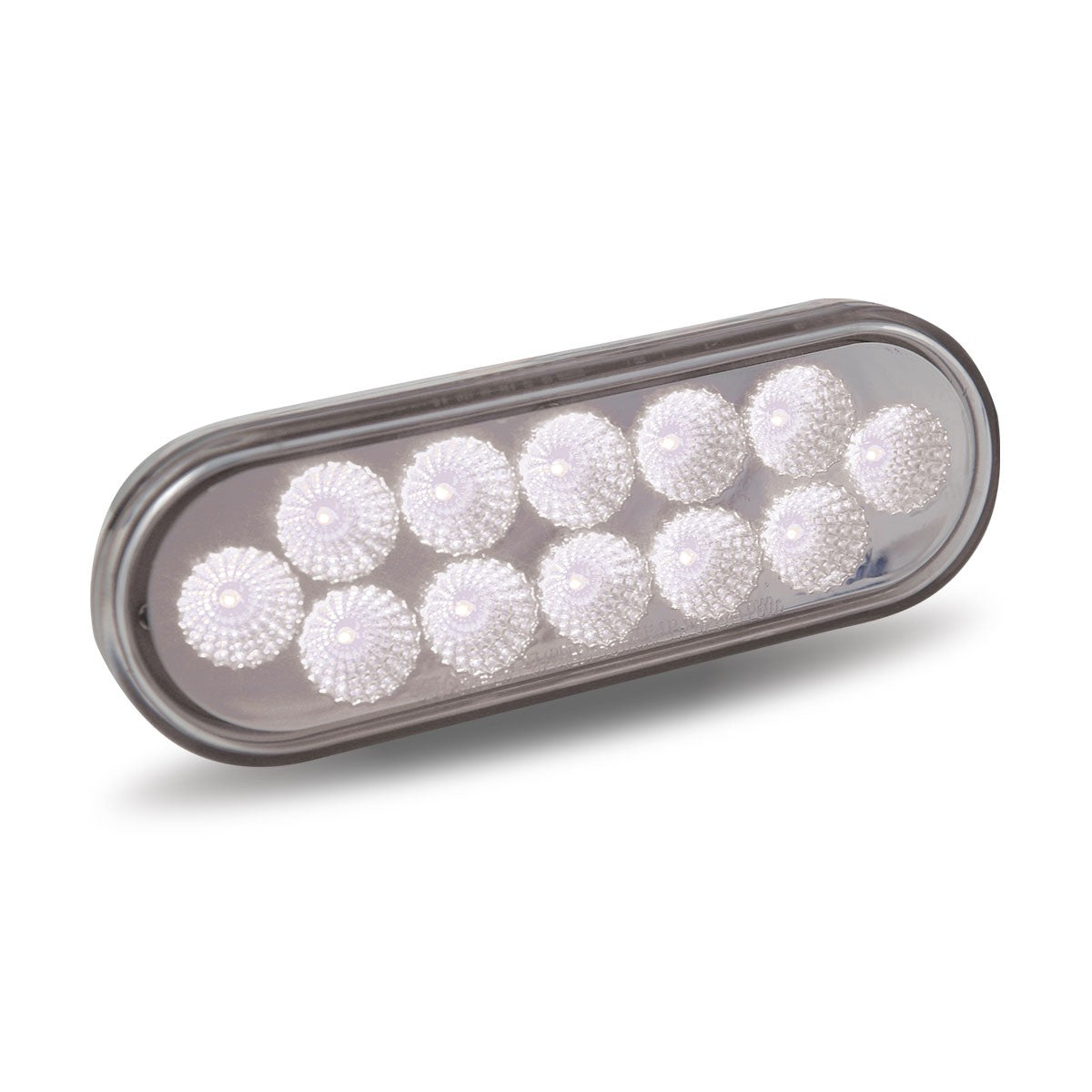 Oval LED Light Red Stop, Turn & Tail to White Back Up- 12 Diodes