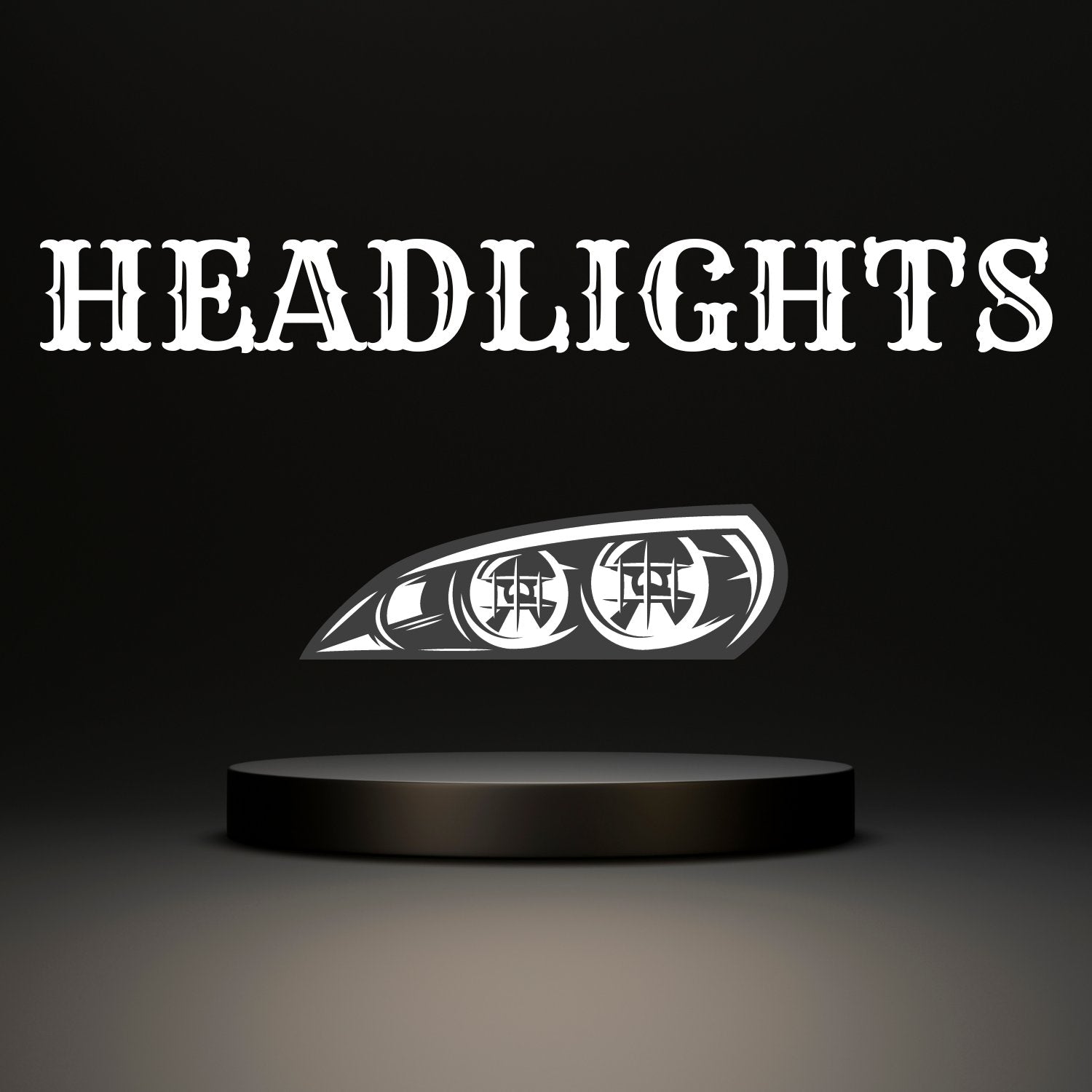 Kenworth T680 Headlights Shark Chrome Shop