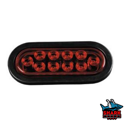 6 1/2" LED Sealed Oval Turn Signal Light-Kit 9