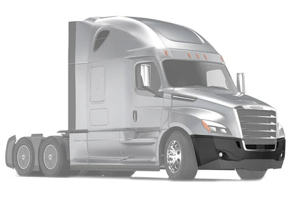 FRONT PLASTIC BUMPER FREIGHTLINER CASCADIA 2018+  WITH FOG LIGHT HOLES  & CHROME CENTER (Copy)