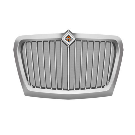 INTERNATIONAL  LT625  CHROME GRILL ASSEMBLY 2017+ WITH LOGO INCLUDED