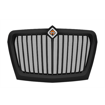 INTERNATIONAL LT625 BLACK GRILL ASSEMBLY 2017+ WITH LOGO INCLUDED