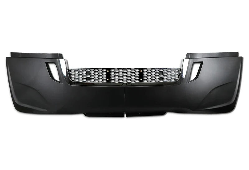 FRONT PLASTIC BUMPER FREIGHTLINER CASCADIA 2018+  WITHOUT FOG LIGHT HOLES  & CHROME CENTER