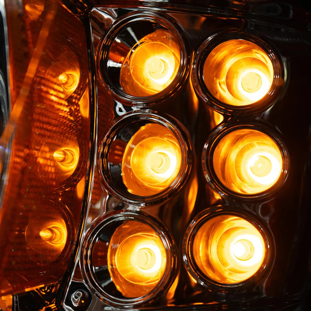 Peterbilt 388/389 Full LED Headlight Available in Black or Chrome