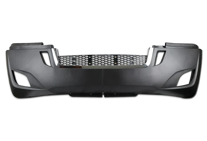 FRONT PLASTIC BUMPER FREIGHTLINER CASCADIA 2018+  WITH FOG LIGHT HOLES  & CHROME CENTER (Copy)