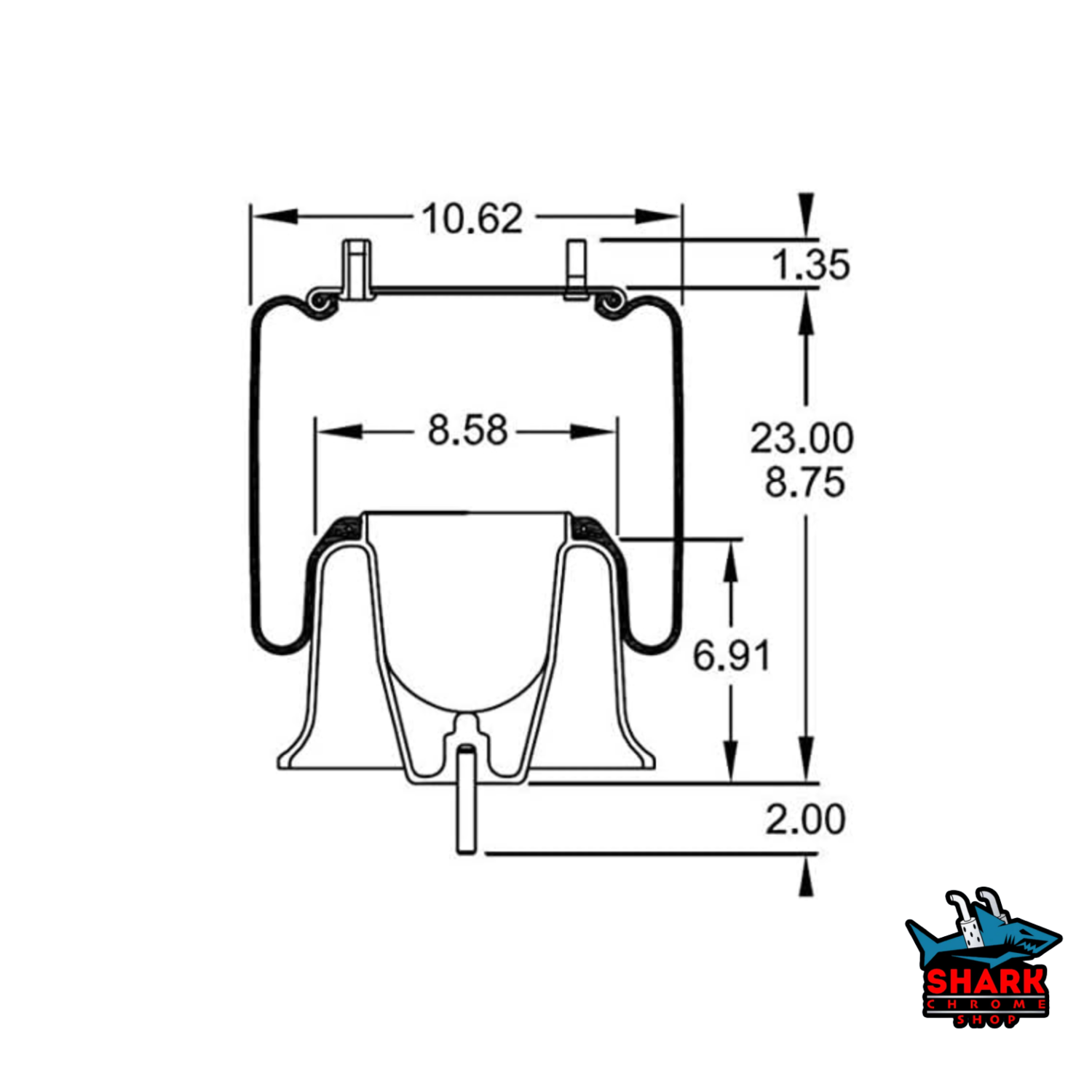 Air Spring For Freighliner Trucks – Shark Chrome Shop