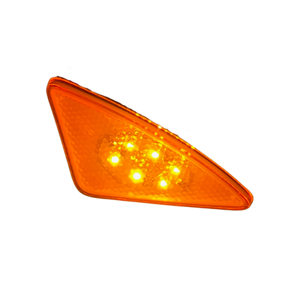 Kenworth T660 T600 T370 T270 T170 Front Cab Flare Amber LED Side Marker Turn Signal