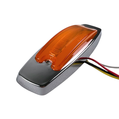 AMBER LENS LIGHT WITH BEZEL AND STROBE