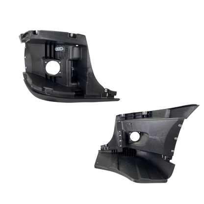 Freightliner Cascadia Center Black Bumper with Fog Lights