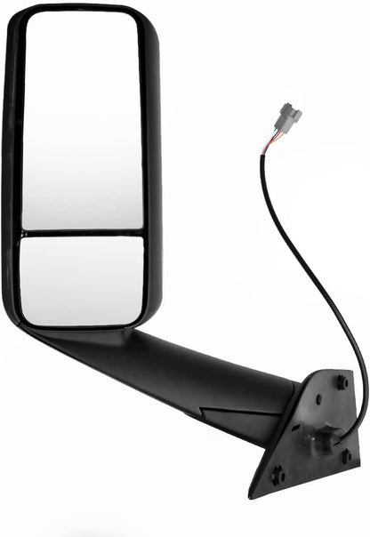 Freightliner Cascadia Models (2018 & Newer; New Body Style ONLY) Black Heated & Motorized Mirror Assembly (Sold Individually)