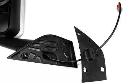 Freightliner Cascadia Models (2018 & Newer; New Body Style ONLY) Black Heated & Motorized Mirror Assembly (Sold Individually)