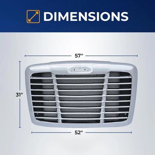 Freightliner Cascadia Grill W/Bug Screen 2008-2018
