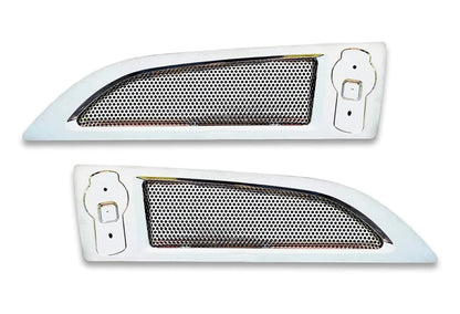 KENWORTH T680 HOOD SIDE VENT CHROME  1st Generation Models (2013 - 2022)(Sold Individually with logo included))