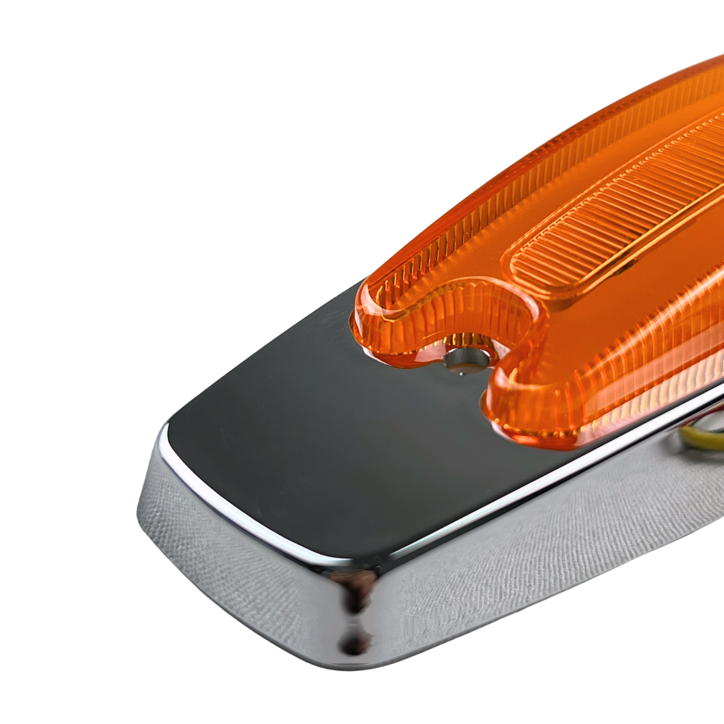 AMBER LENS LIGHT WITH BEZEL AND STROBE