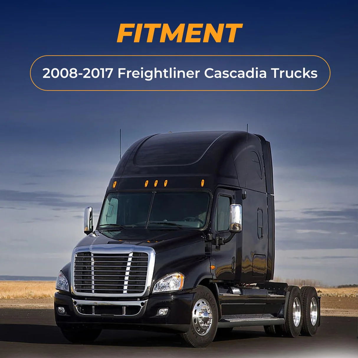 Freightliner Cascadia Grill W/Bug Screen 2008-2018