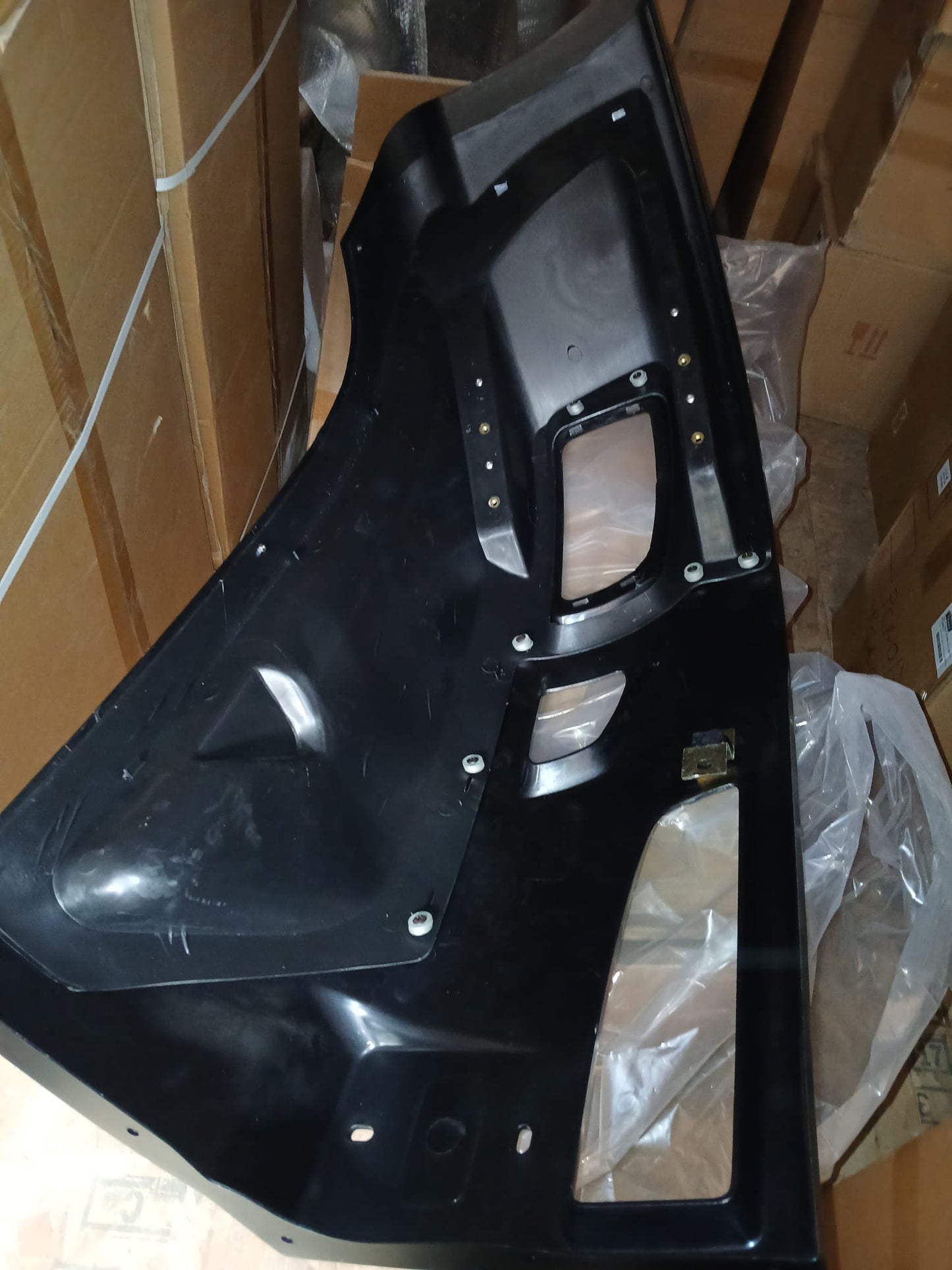 Kenworth T660 2 Piece Black Plastic Bumper