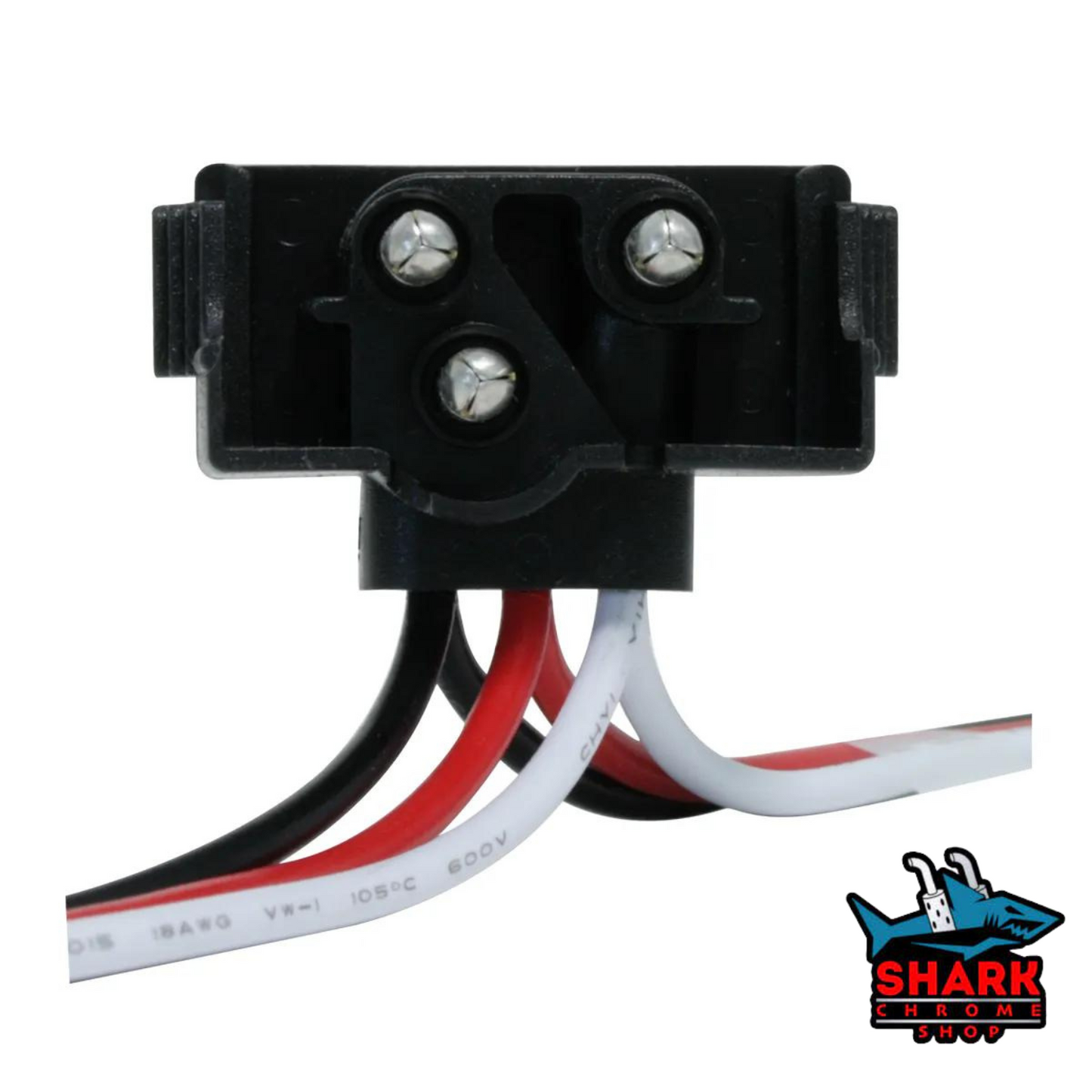 3-Prong Right Angle Light Plug Wire Harness Roll