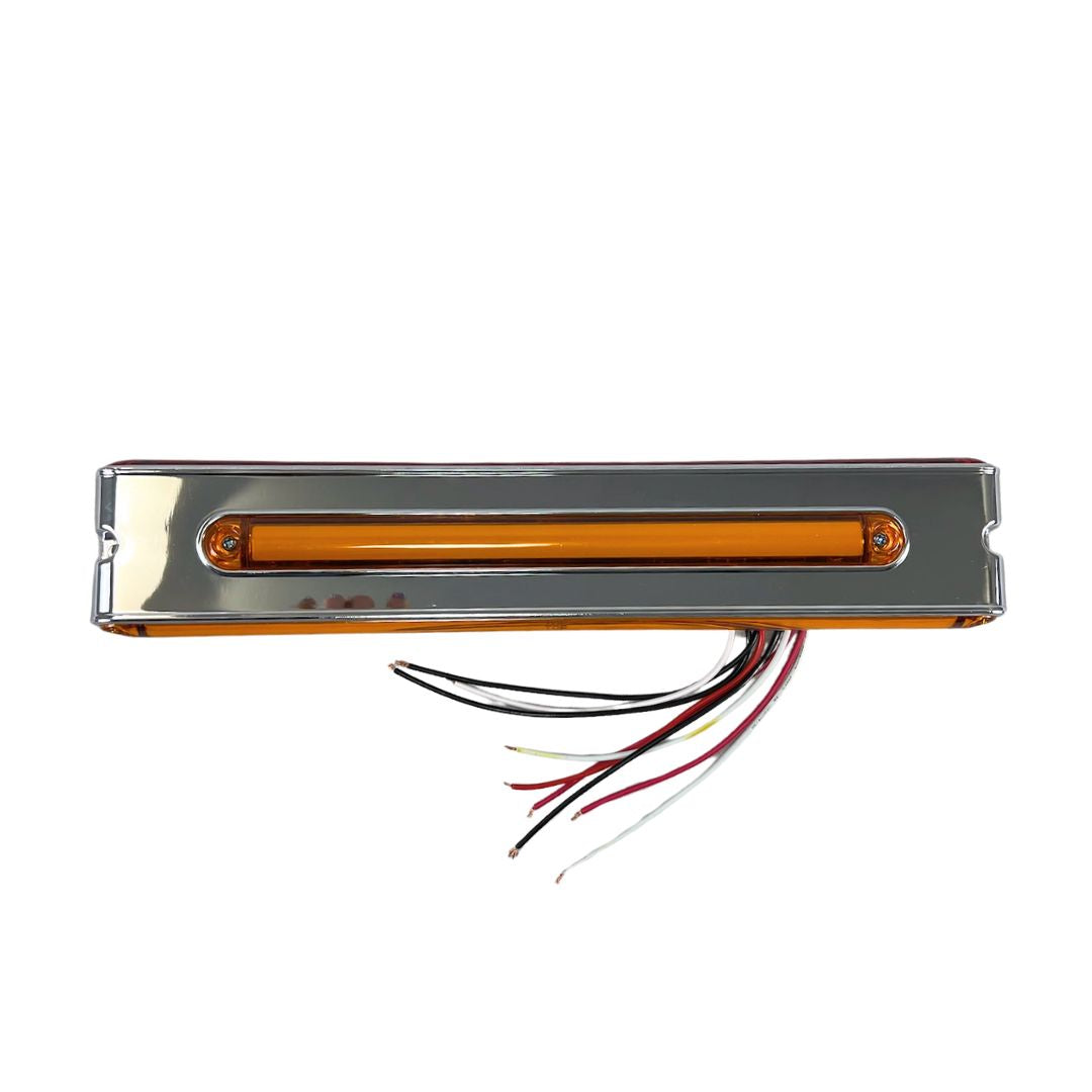 Hood Turn Signal LED Light Bar with Double Face 10-30 Volts