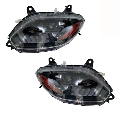 International LT 2018+ LED Black Headlight Proyector
