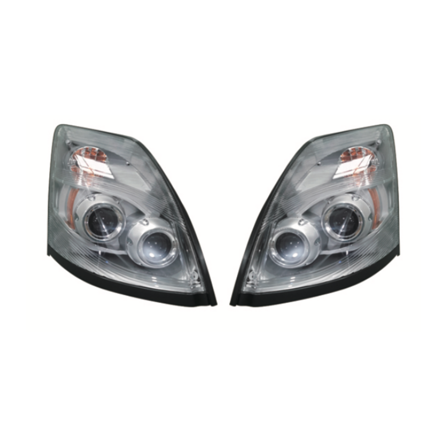 VOLVO VNL HEADLIGHT WITH OPTICAL LENS WHITE  FITS: 2015-2017