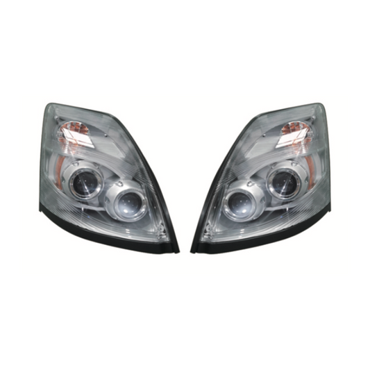 VOLVO VNL HEADLIGHT WITH OPTICAL LENS WHITE  FITS: 2015-2017