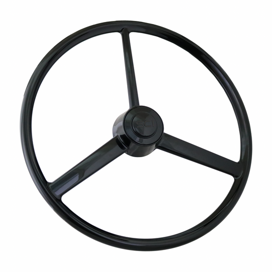 20" Painted Polyurethane- 3-Spoke Steering Wheel  - 5 Bolt Pattern