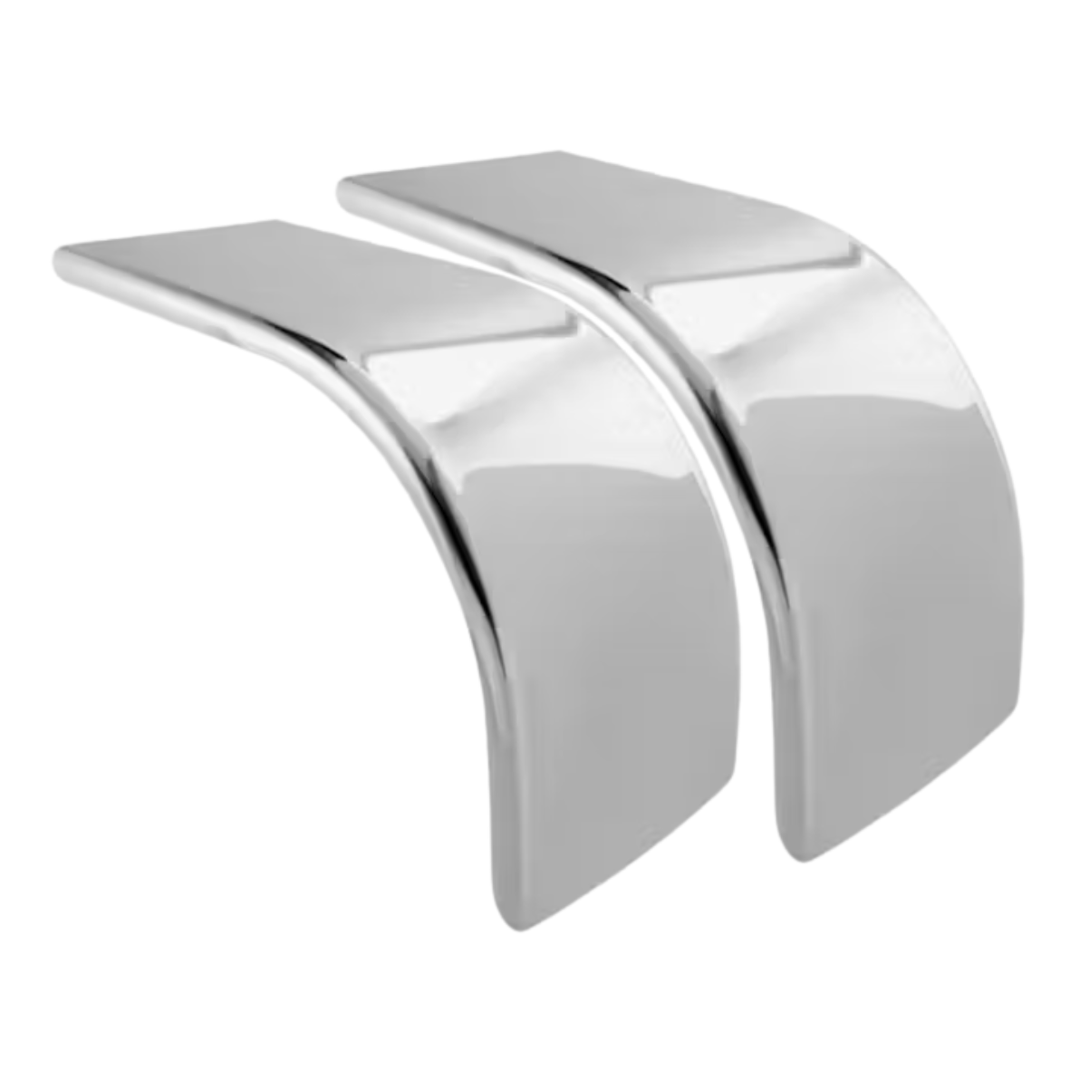 Half Fenders 80" Straight DropRolled Edge 14 Gauge Stainless Steel